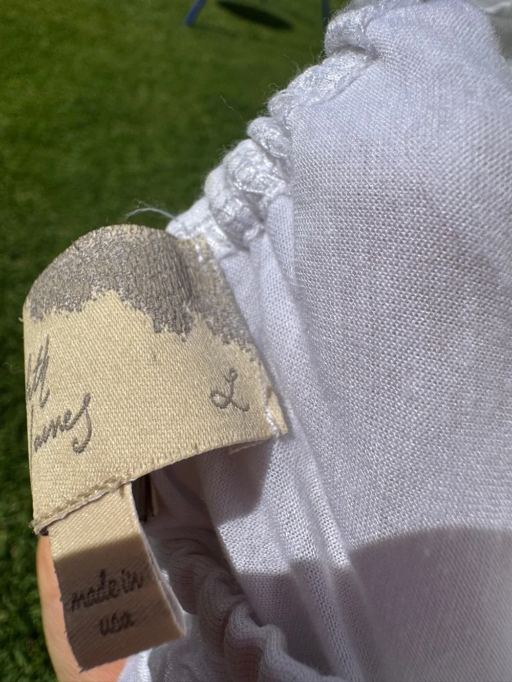 Elizabeth and James Draped One-Shoulder Ruffle Women's Top - Picture 8 of 8